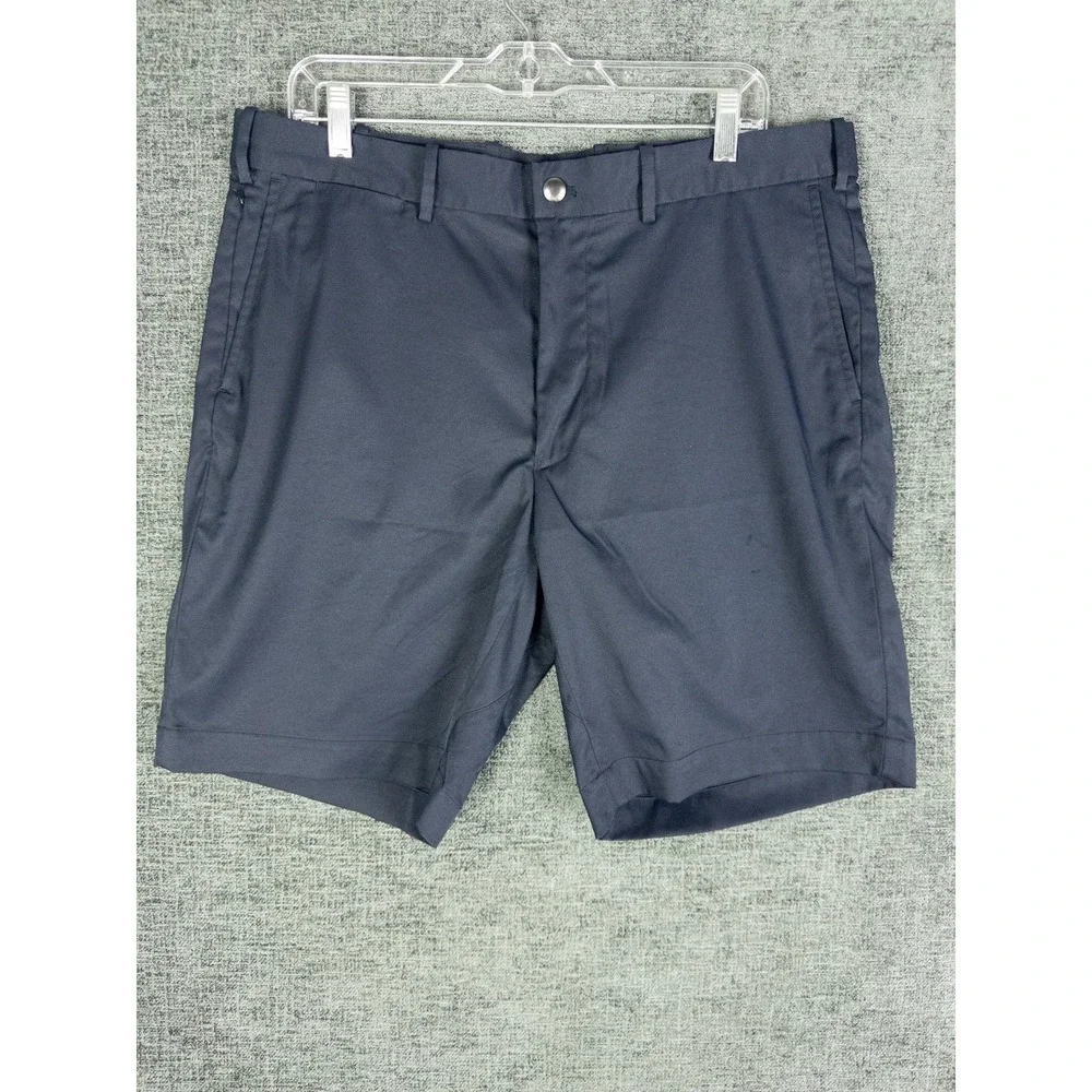Polo Ralph‎ Lauren Performance Shorts Mens 36 Navy Blue Golf Chino Flat
